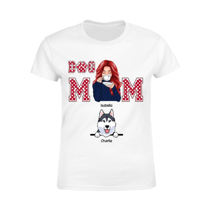 Dog Mom Personalized T-shirt TS-NB1834