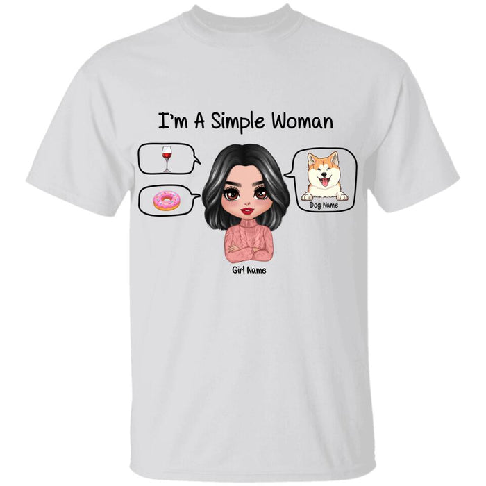 I'm A Simple Woman Personalized T-shirt TS-NB1889