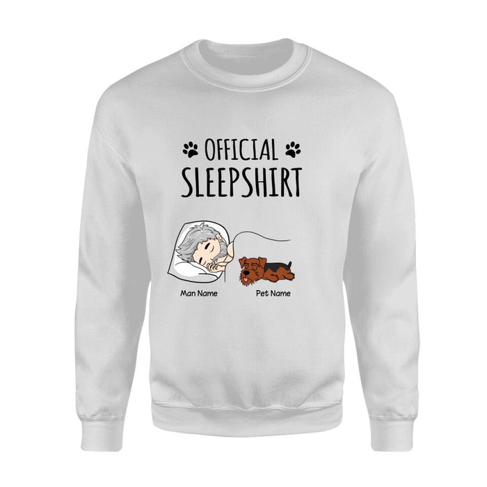 Dog Dad Offcial Sleep Shirt Personalized T-shirt TS-NB1628