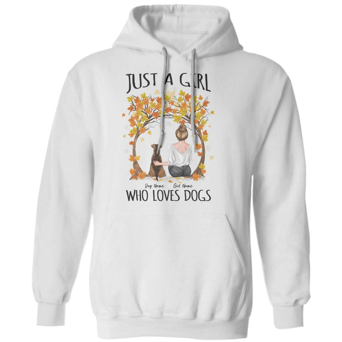 Just A Girl Who Loves Dogs Personalized T-shirt TS-NB1839