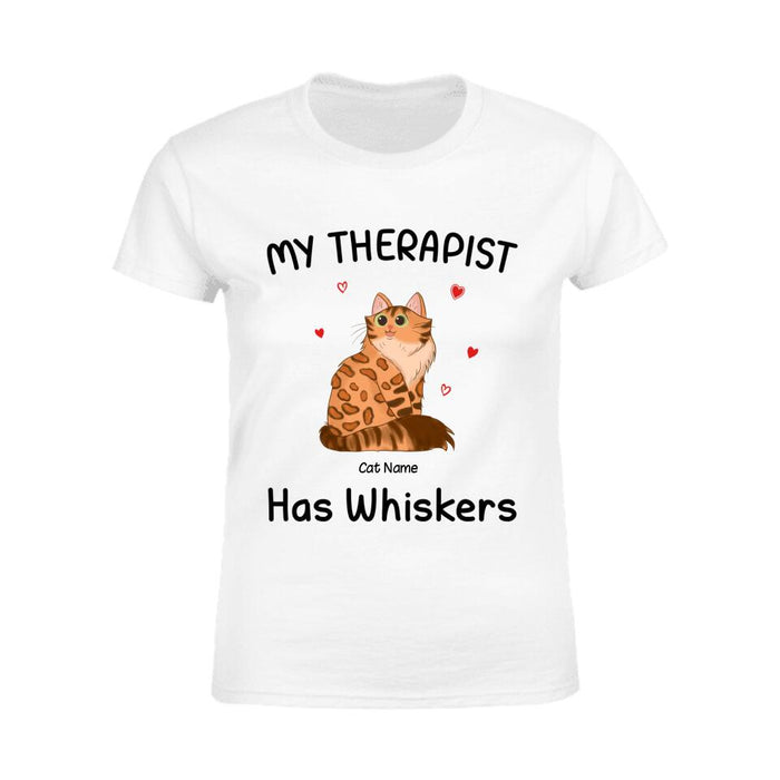 My Therapist Has Whiskers Personalized T-shirt TS-NB1672