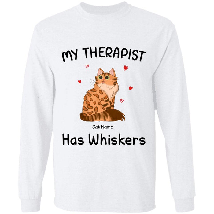 My Therapist Has Whiskers Personalized T-shirt TS-NB1672