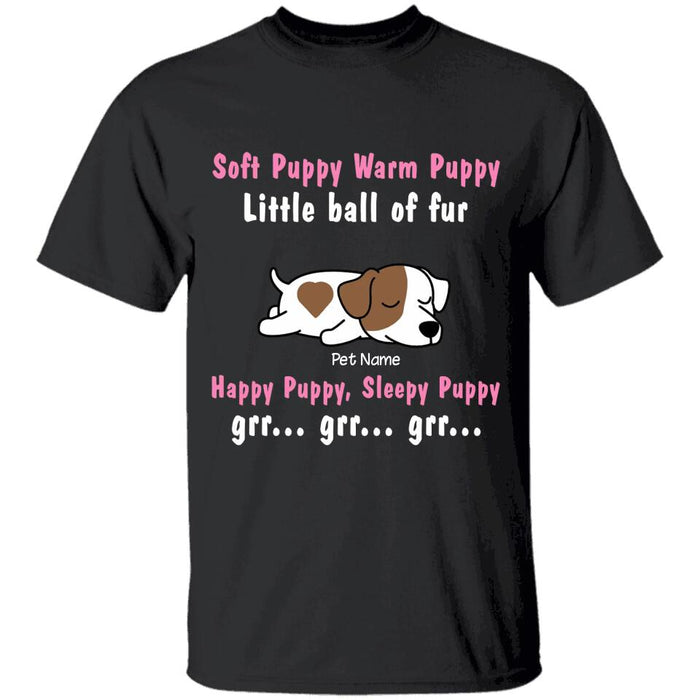 Soft Puppy Warm Puppy Personalized T-shirt TS-NN1518