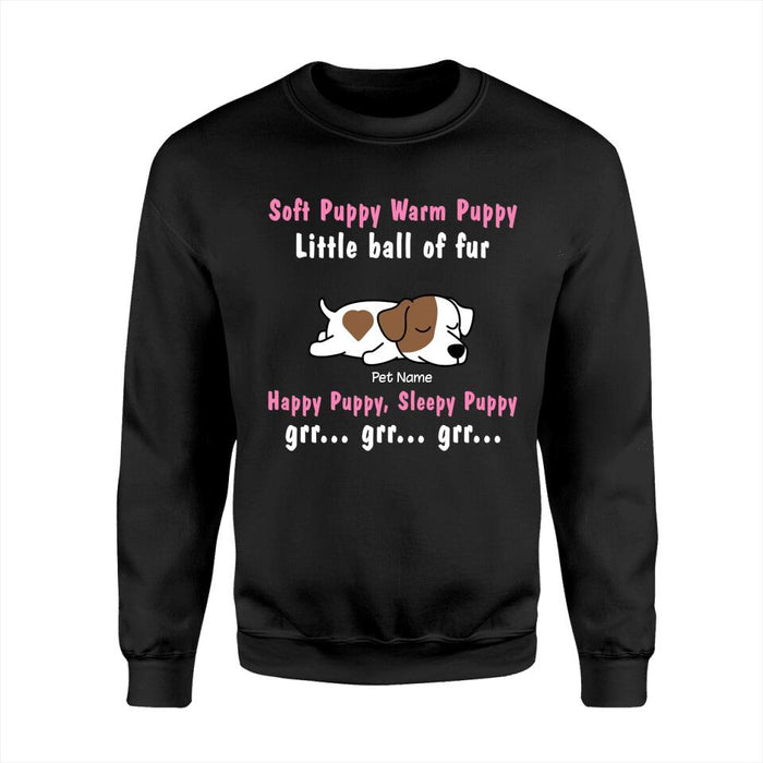 Soft Puppy Warm Puppy Personalized T-shirt TS-NN1518