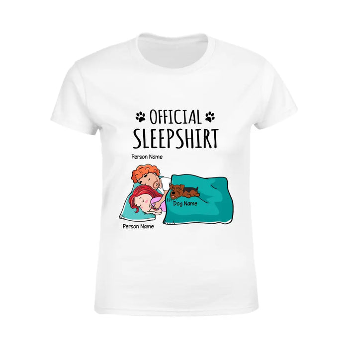 Official Sleep Shirt personalized Dog T-Shirt TS-GH173