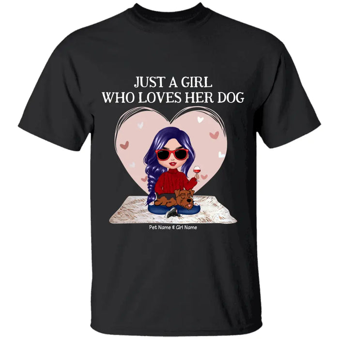 Dog Mom Doll Personalized T-Shirt TS-PT1289