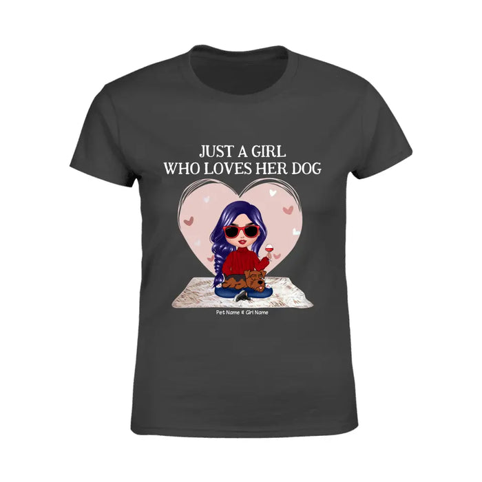 Dog Mom Doll Personalized T-Shirt TS-PT1289