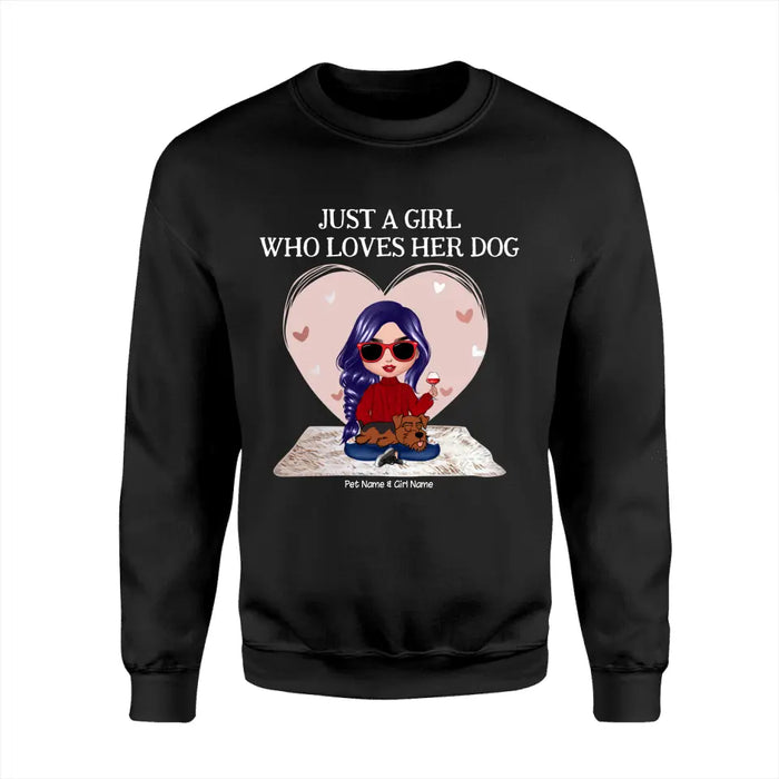 Dog Mom Doll Personalized T-Shirt TS-PT1289