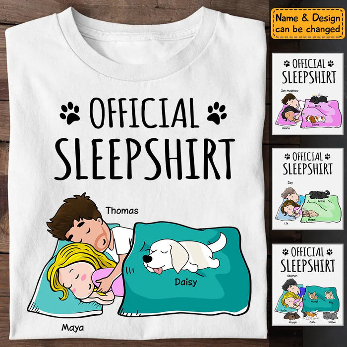 Official Sleep Shirt personalized Dog T-Shirt TS-GH173