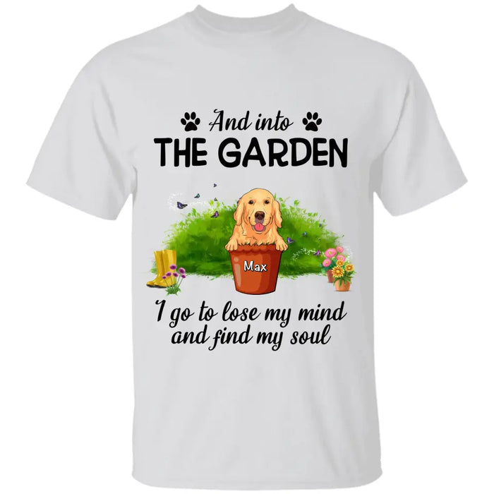 Into the Garden - Personalized T-Shirt - Dog Lovers TS-TT3453