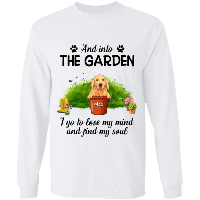 Into the Garden - Personalized T-Shirt - Dog Lovers TS-TT3453