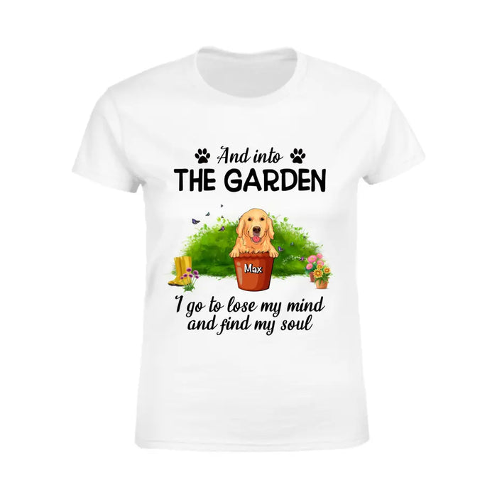 Into the Garden - Personalized T-Shirt - Dog Lovers TS-TT3453