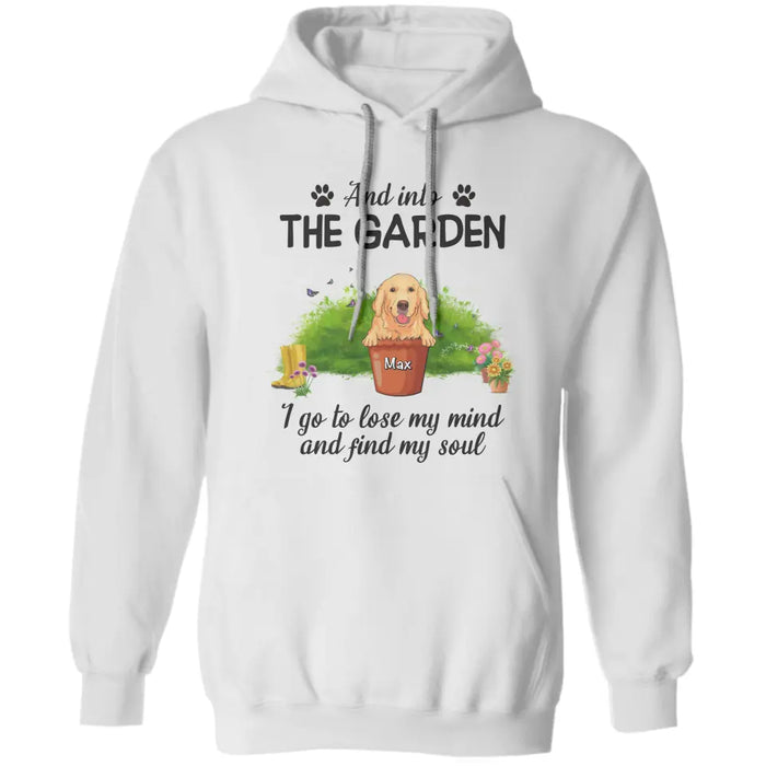 Into the Garden - Personalized T-Shirt - Dog Lovers TS-TT3453