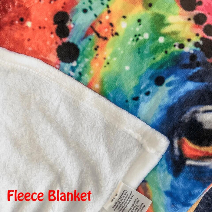 Hugs From Heaven - Personalized Blanket - Gift For Dog Lovers B-TT3406