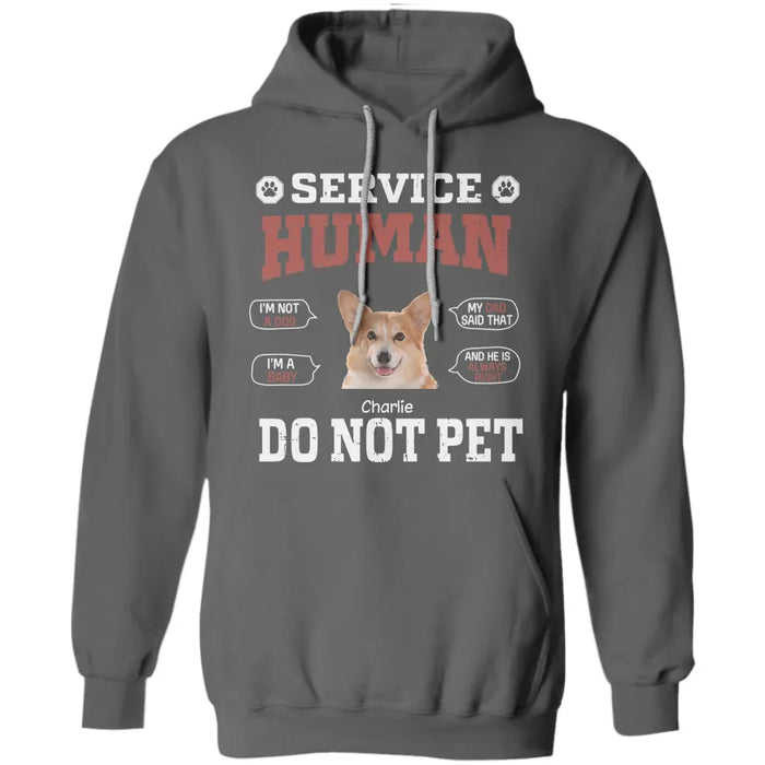 Job tiltle Full - Time Dog Servant  - Personalized T-Shirt TS-TT3300