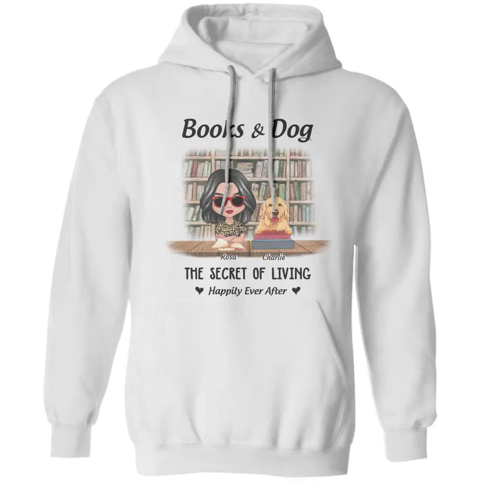 Books & Dogs - Personalized T-Shirt - Gift For Dog Lovers TS-TT3109