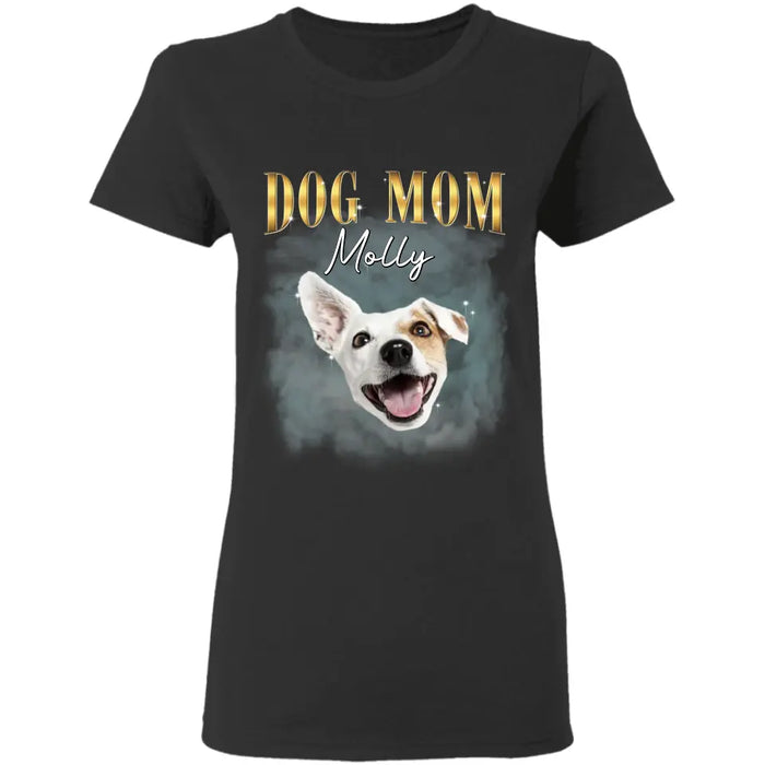 Retro Dog Mom - Personalized T-Shirt TS - PT3483