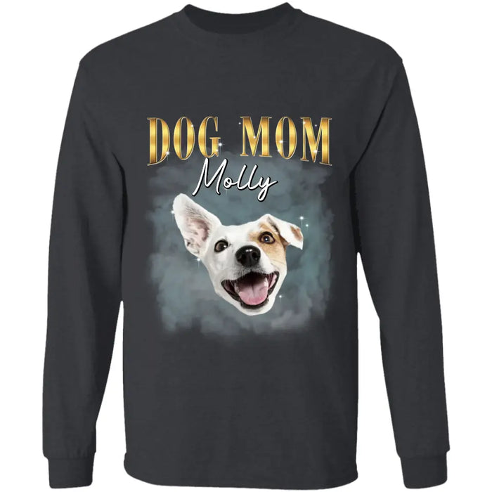 Retro Dog Mom - Personalized T-Shirt TS - PT3483