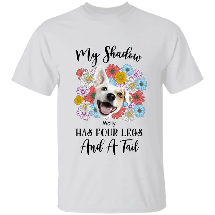 My Shadow Has four Legs And A Tail  - Personalized T-Shirt - Dog Lovers TS-TT3475