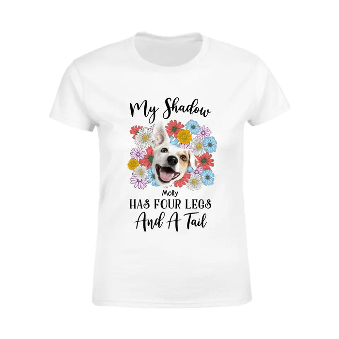 My Shadow Has four Legs And A Tail  - Personalized T-Shirt - Dog Lovers TS-TT3475