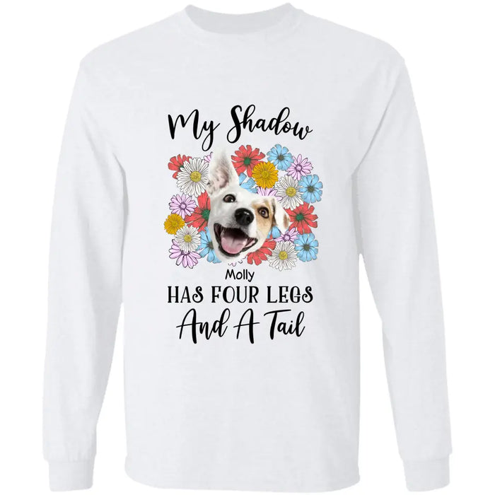 My Shadow Has four Legs And A Tail  - Personalized T-Shirt - Dog Lovers TS-TT3475