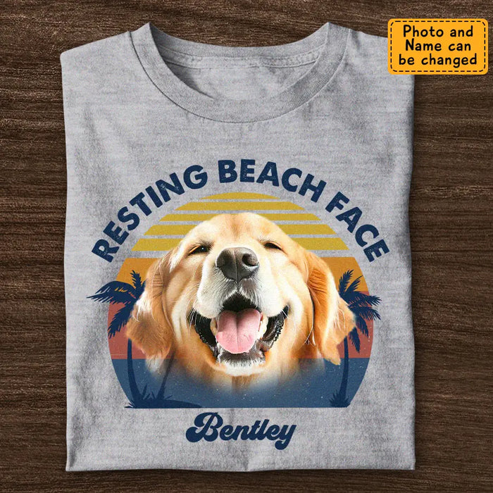 Resting Beach Face - Personalized T-Shirt TS - PT3511