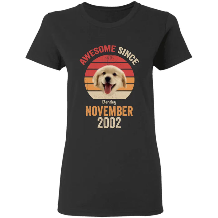 Awesome Since - Personalized T-Shirt TS-PT3509