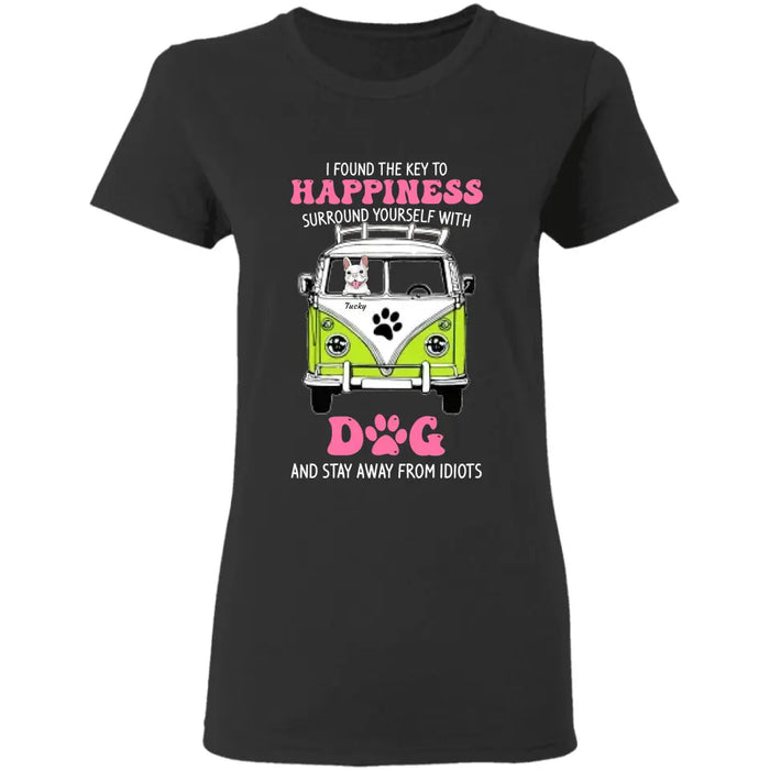 I Found The Key To Happiness - Personalized T-Shirt - Dog Lovers TS - TT3476