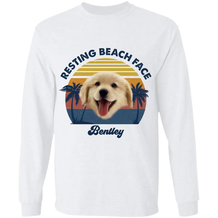 Resting Beach Face - Personalized T-Shirt TS - PT3511