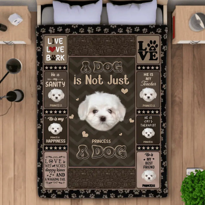 A Dog is Not Just A Dog - Personalized Blanket - Dog Lovers B - TT3405