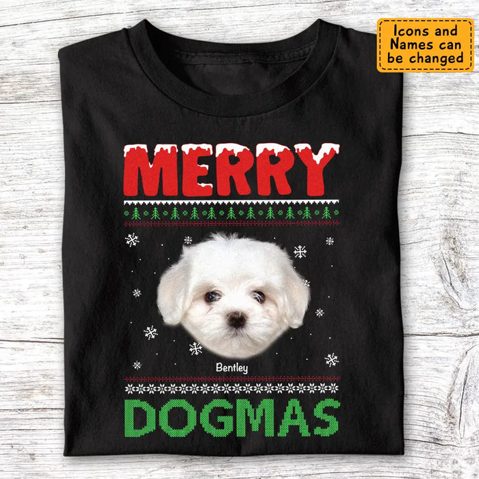 Merry DogMas - Personalized T-Shirt - Dog Lovers TS - TT3524