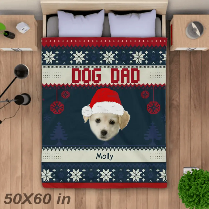 Dog Mom, Dog Dad - Personalized Blanket - Gift For Dog Lovers B - TT3187