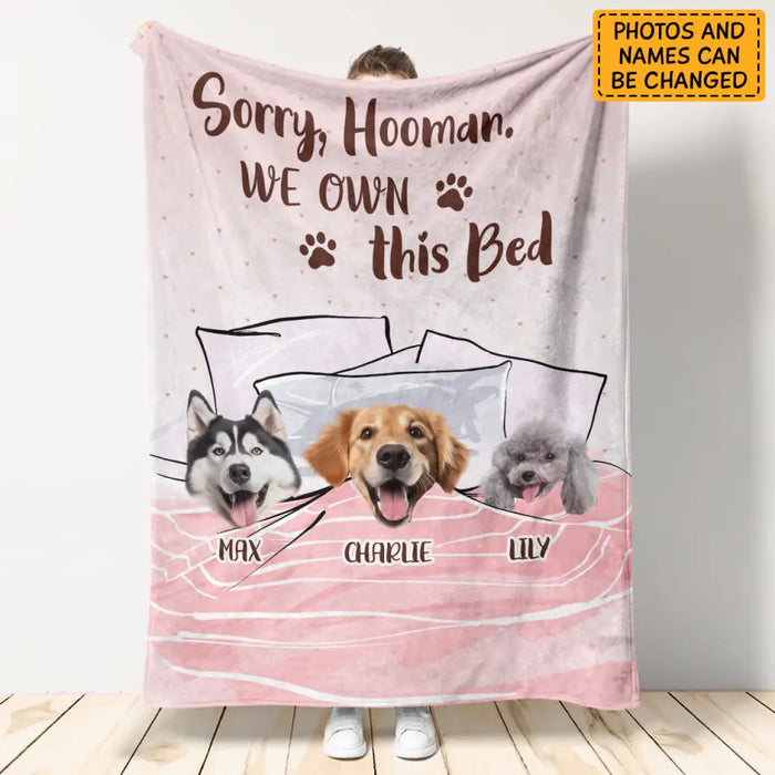 Sorry, Hooman. We own this Bed - Personalized Blanket - Dog Lovers B - TT3552