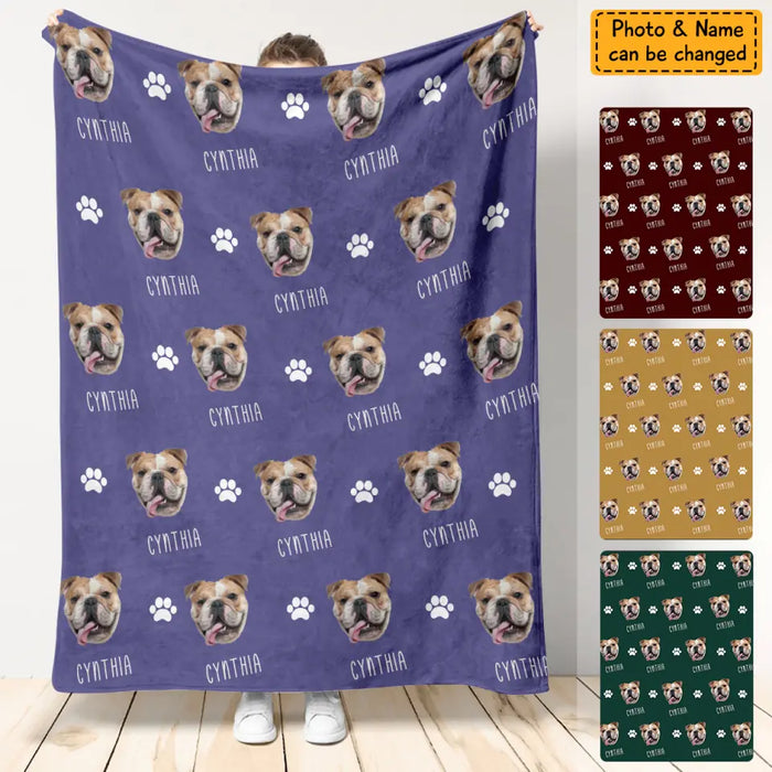 Custom Dog Blanket - Personalized Blanket -  Dog Lovers B-PT3578