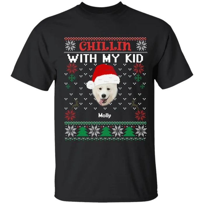 Chillin With My Kids - Personalized T-Shirt - Gift For Dog Lovers TS - TT3337