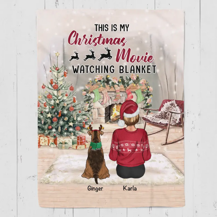 This Is My Christmas Movie Watching Blanket - Dog Lover - B-PT3579