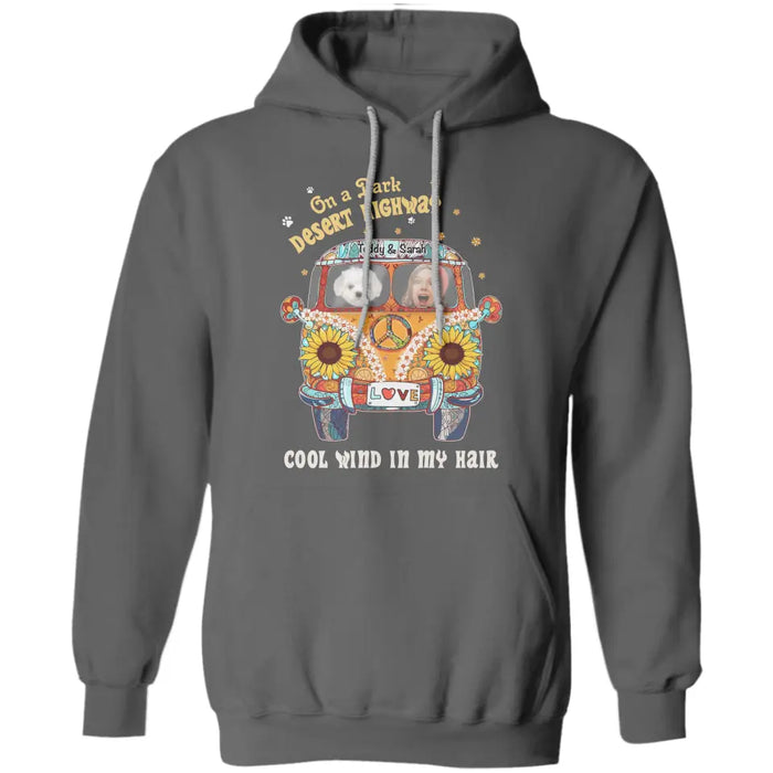 On A Dark Desert Highway - Personalized T-Shirt - Dog Lovers TS - TT3530