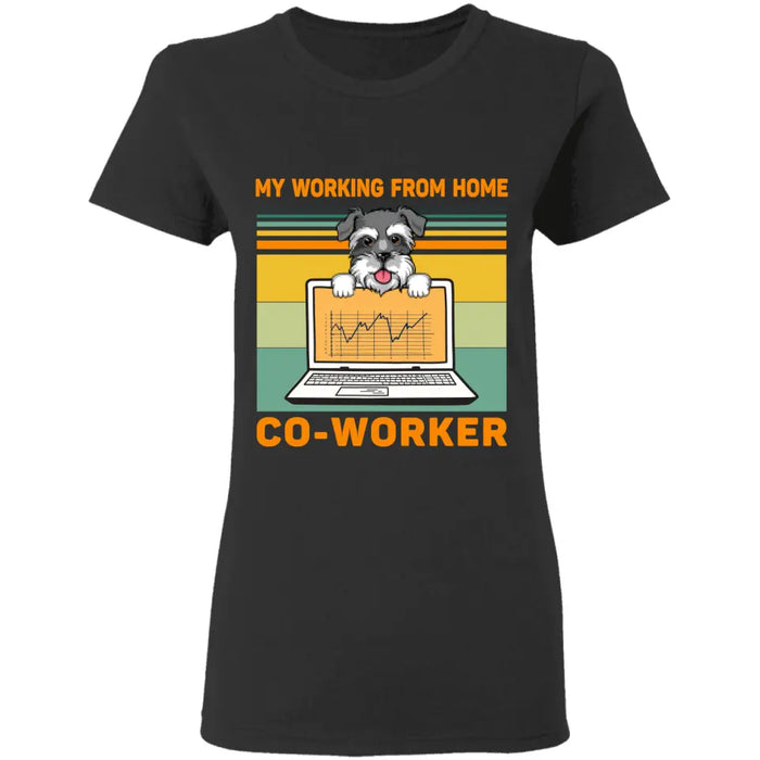 "My Working From Home Co-worker" dog personalized T-Shirt