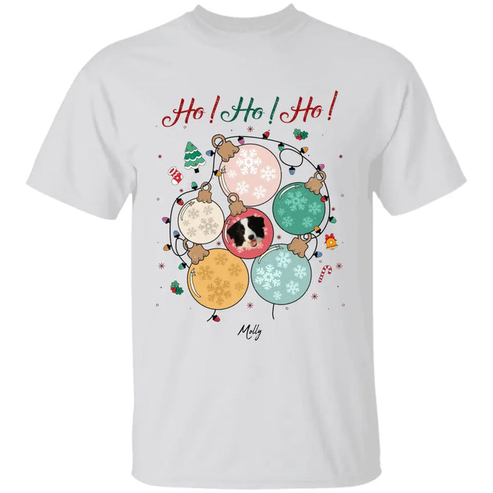 Ho Ho Ho - Personalized T-Shirt - Dog Lovers TS - TT3598