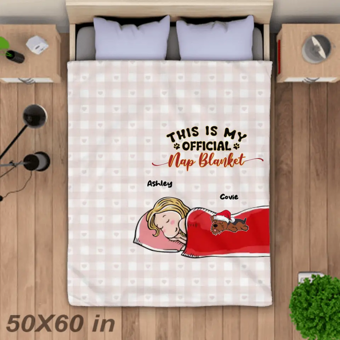 My Favorite Place in all the world - Personalized Blanket - Dog Lovers B - TT3559