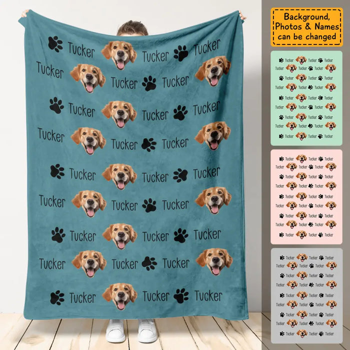 Custom dog discount blanket with name