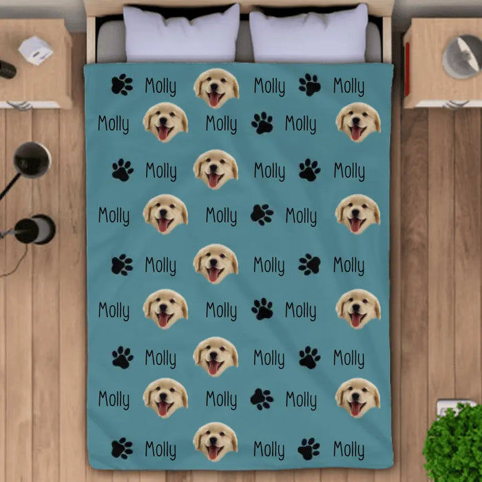 Custom Dog Blanket - Personalized Blanket - Dog Lovers B - PT3616