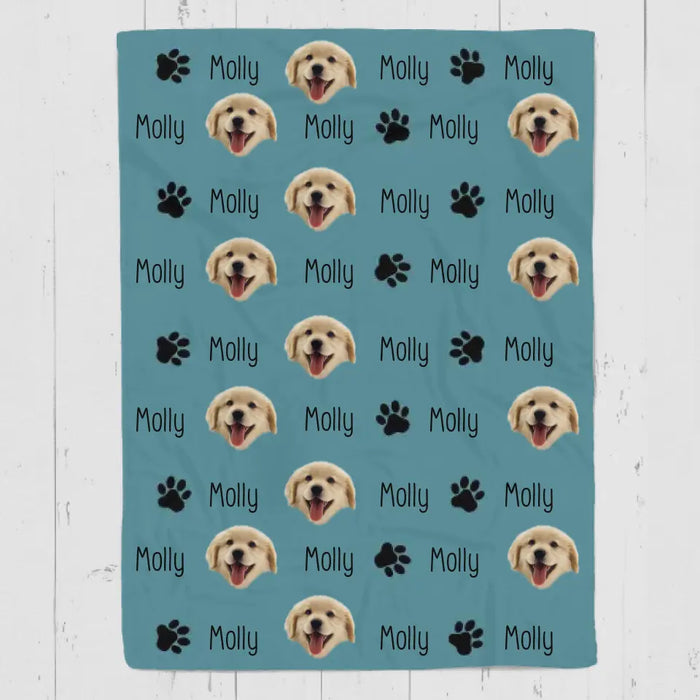 Custom Dog Blanket - Personalized Blanket - Dog Lovers B - PT3616