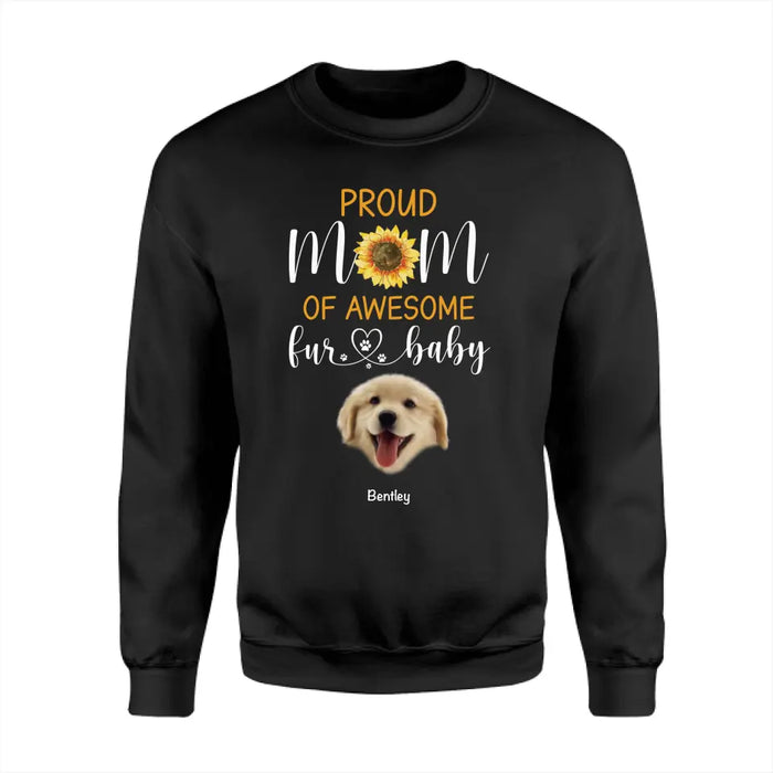 Proud Mom of Awesome Fur Babies - Personalized T-Shirt - Dog Lovers TS - TT3541