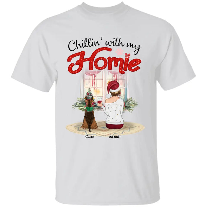 Chillin With My Homies - Personalized T-Shirt - Gift For Dog Lovers TS - TT3310