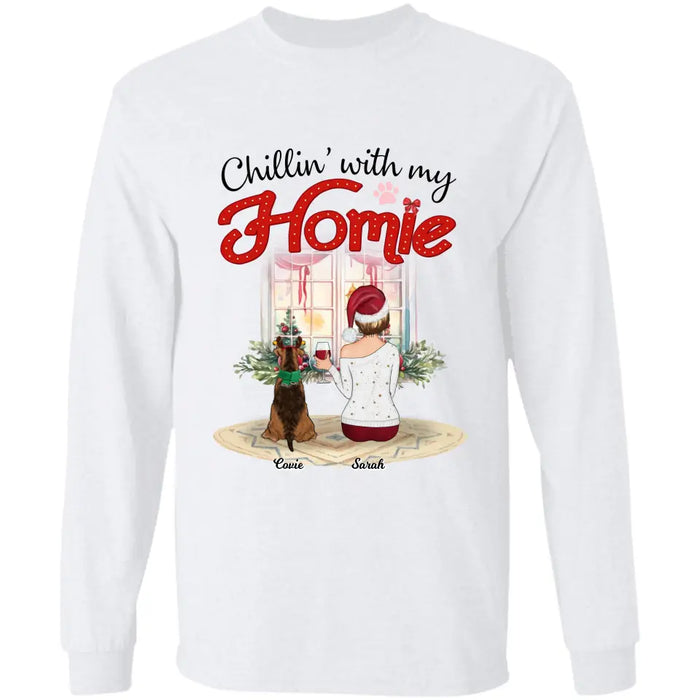 Chillin With My Homies - Personalized T-Shirt - Gift For Dog Lovers TS - TT3310