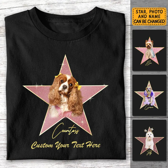 Custom Hollywood Dog - Personalized T-Shirt - Dog Lovers TS - TT3626