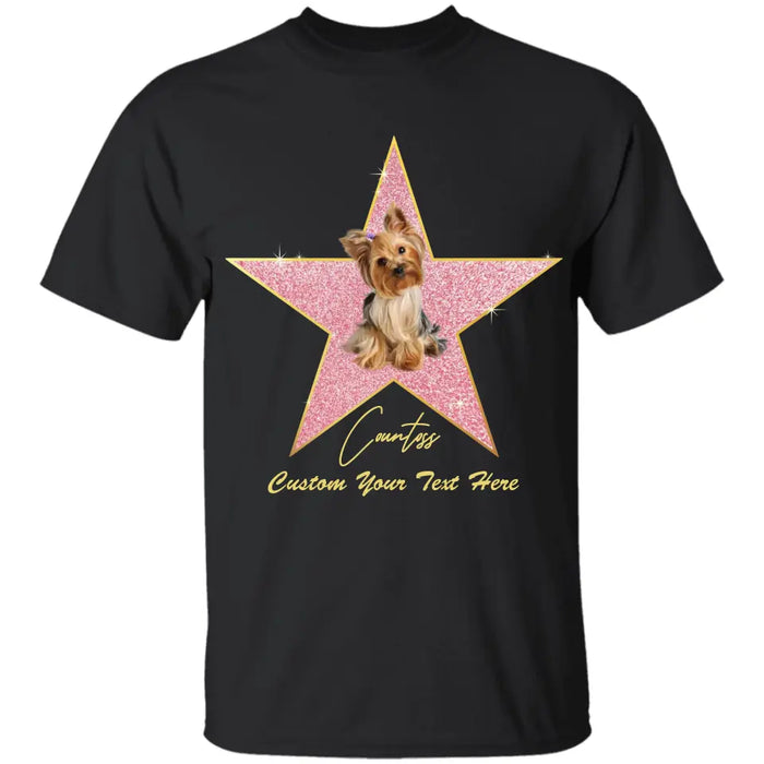 Custom Hollywood Dog - Personalized T-Shirt - Dog Lovers TS - TT3626