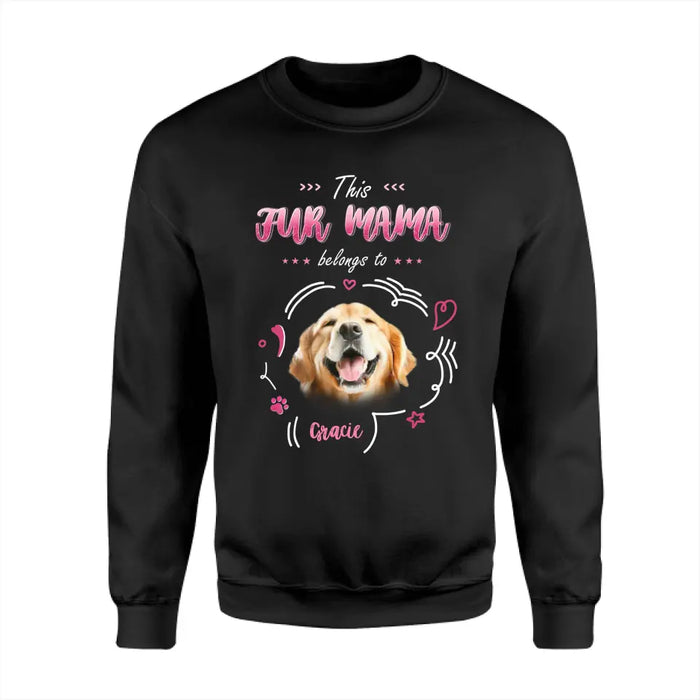 This Fur Mama Belongs To - Personalized T-Shirt - Dog Lovers TS - TT3607