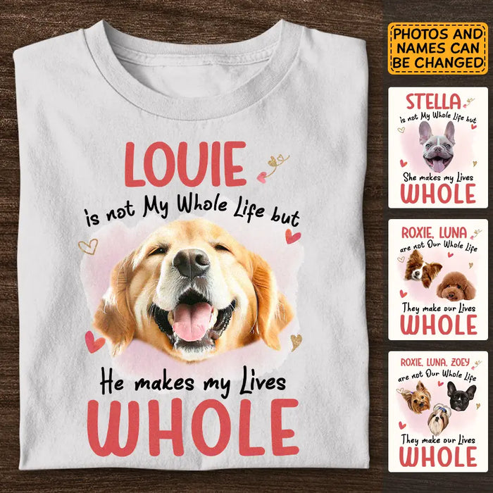 Dogs are not our whole life but - Personalized T-Shirt - Gift For Dog Lovers TS - TT3625